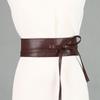 Ying Fina Women's PU Faux Leather Knot Belt - High Quality, Korean Style, Leisure Long Waist Belt
