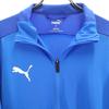 Puma Тренировочная куртка L синяя трикотажная с трикотажной подкладкой Мужская Б/У