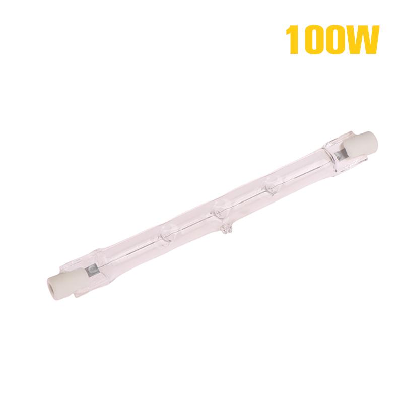 1 шт. 100/200/300 Вт галогенная лампа 118 мм двухцокольная линейная галогенная лампа R7S