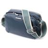 Excellent Bag for Every Day with Two Compartments Made of Genuine Leather Vintage 22595 Blue