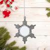 Снежинка Подвеска Рождественское украшение DIY Фото Подвесное украшение Сплав Снежинка Рождественская елка Настенное окно