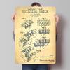 Lego Toy Building Brick Sign Blueprint Poster Vintage Interior Decoration Custom Metal Tin Signs for Wall Art Decoration Retro