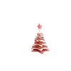 Wooden Christmas Decorations Star Christmas Tree Ornaments Multilayer Christmas Tree Pendant  Wall