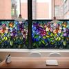 45X100cm Electrostatic Glass Patch Abstract Mosaic Pattern Privacy Stained Film
