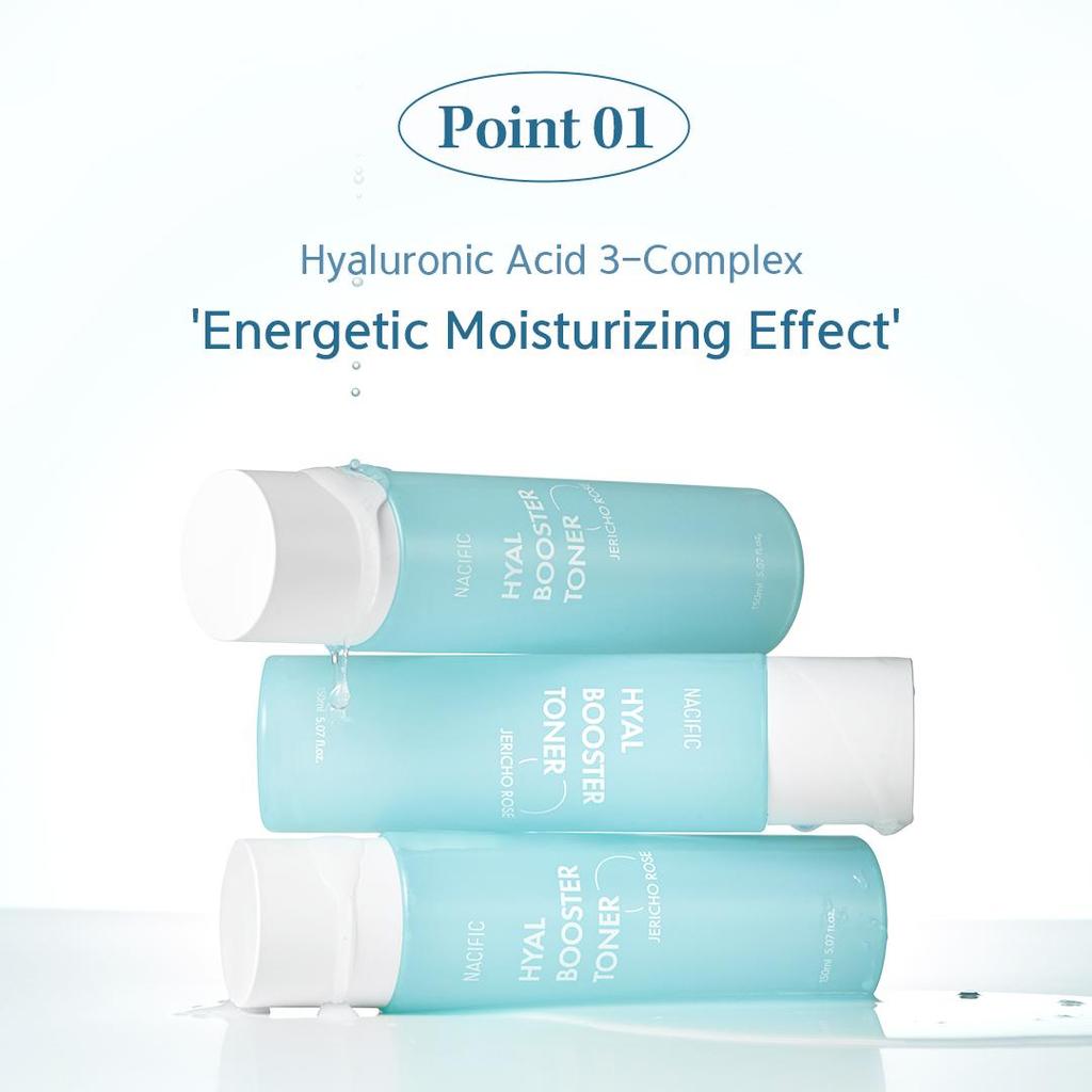 NACIFIC Hyal Booster Toner 150ml, Moisturizing, Glowing Skin, Softening, Refreshing