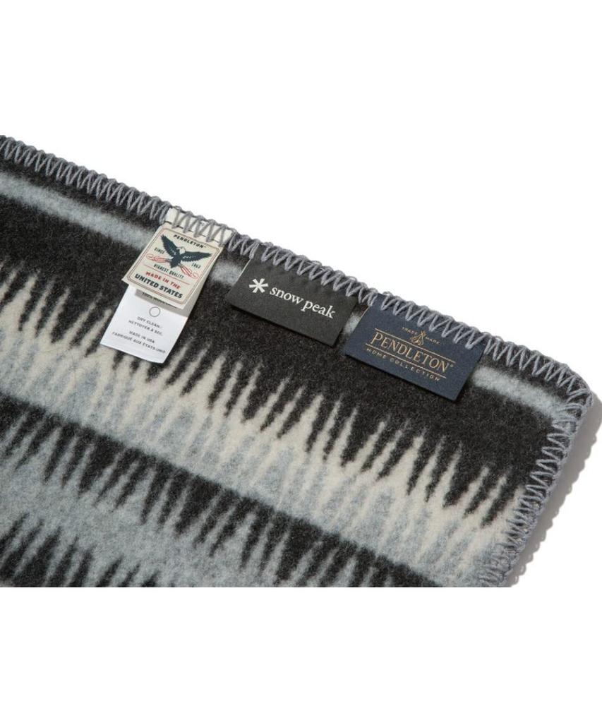 Snow Peak MUCHACHO BLANKET ONE CH GRY L SP×PENDLETON