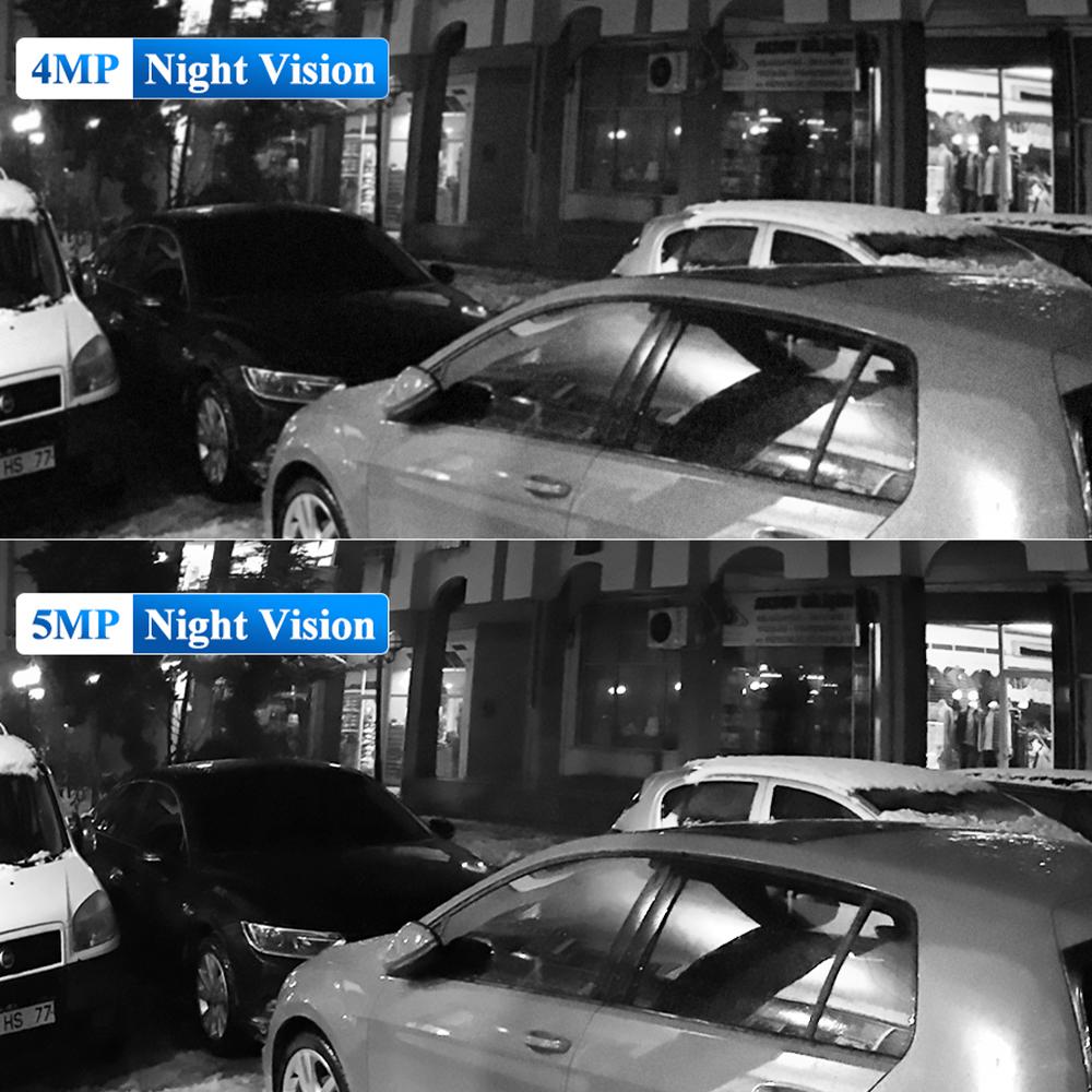 Techage 5-мегапиксельная IP-камера безопасности POE для обнаружения человека на открытом воздухе двухсторонняя аудио-видео камера наблюдения AI IP