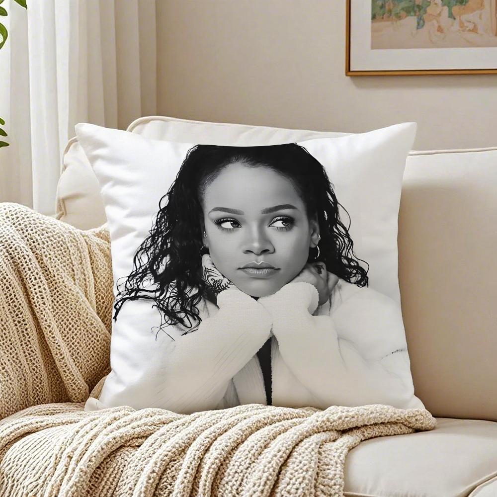 singer fashionable RRihanna Cushion Cover Pillowcase Antidustmite living Room Sofa Decor Cushion Room