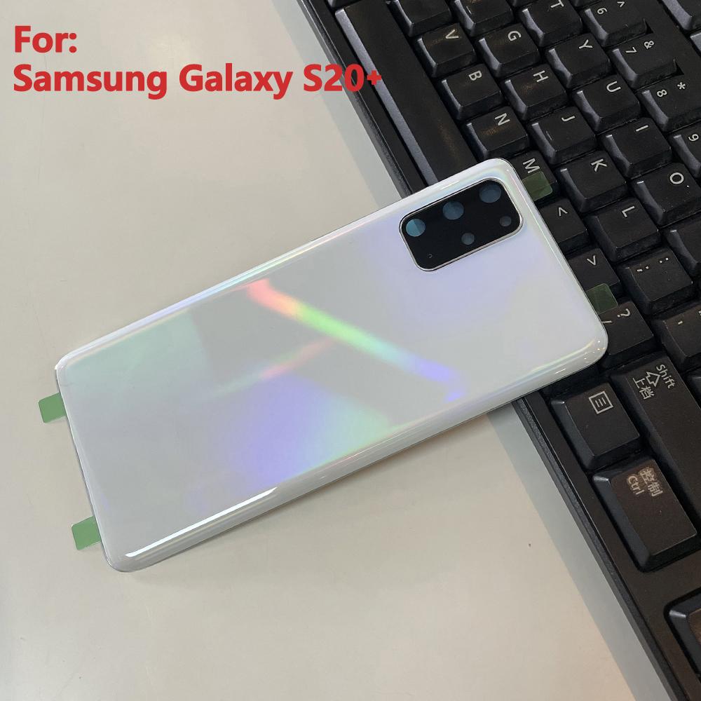 Задние крышки Крышки аккумулятора Корпус Для Samsung Galaxy S20 S20 Plus S20+ Задний Чехол из стекла