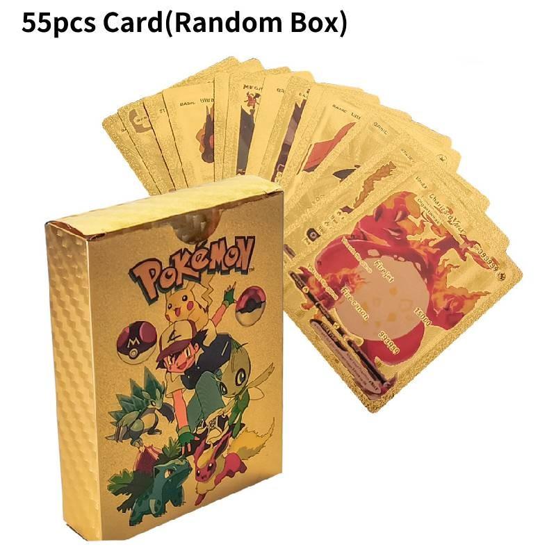 Cards Foil Pack Of 55 Pcs Assorted Card Toy Collect Gift Peripheral