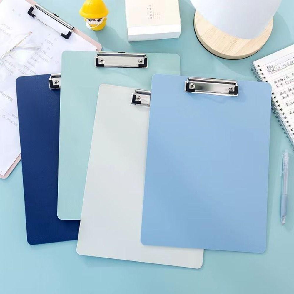 Thicken Office School Supplies Paper Holder A4 Folder Board Memo Pad Clip Clipboard Notebook File
