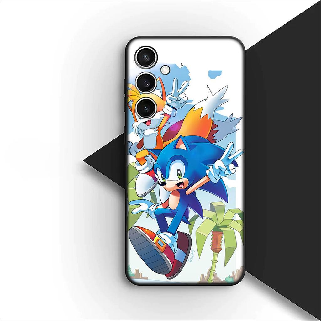 Cover for Samsung Galaxy S24 S25 S23 FE Ultra Plus S7 Edge S25+ S23+ A56 5G Casing Phone Case game S-Sonics Anime HedgehogS