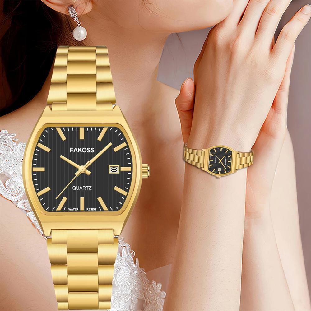 Elegant Watches For Women Waterproof Luminous Date Week Ladies Watch Quartz Stainless Steel Woman's Fashion Wristwatch