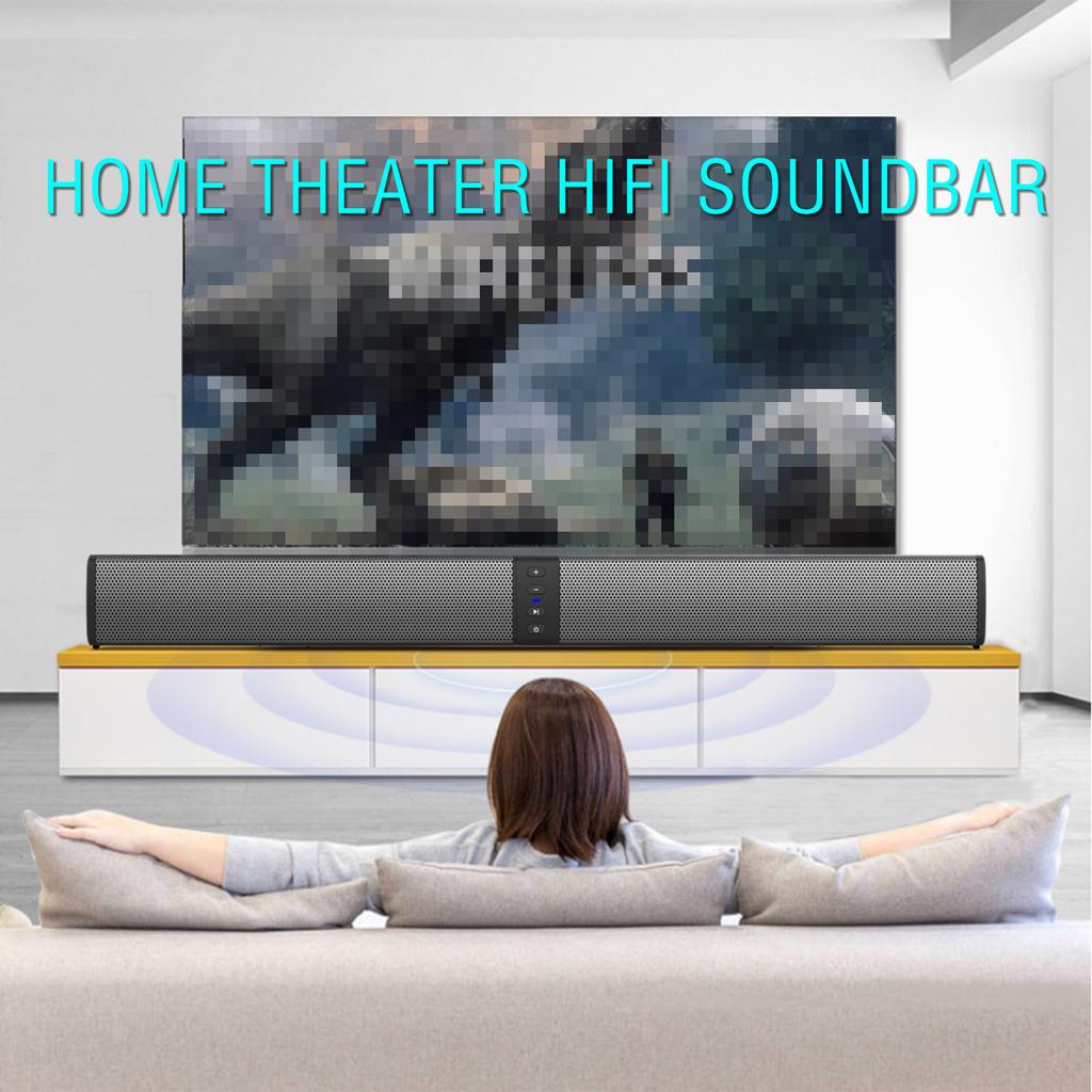 BS-36 Съемный длинный динамик для дома, уличного ТВ, компьютера, эхо-стены, BT, аудио, металлическая сетка динамика