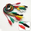 Качественные 10 шт. измерительные провода с зажимами типа «крокодил» / электрические зажимы / изолированные