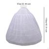 Women's Crinoline Petticoat Hoop Skirt Underskirt for Wedding Festival