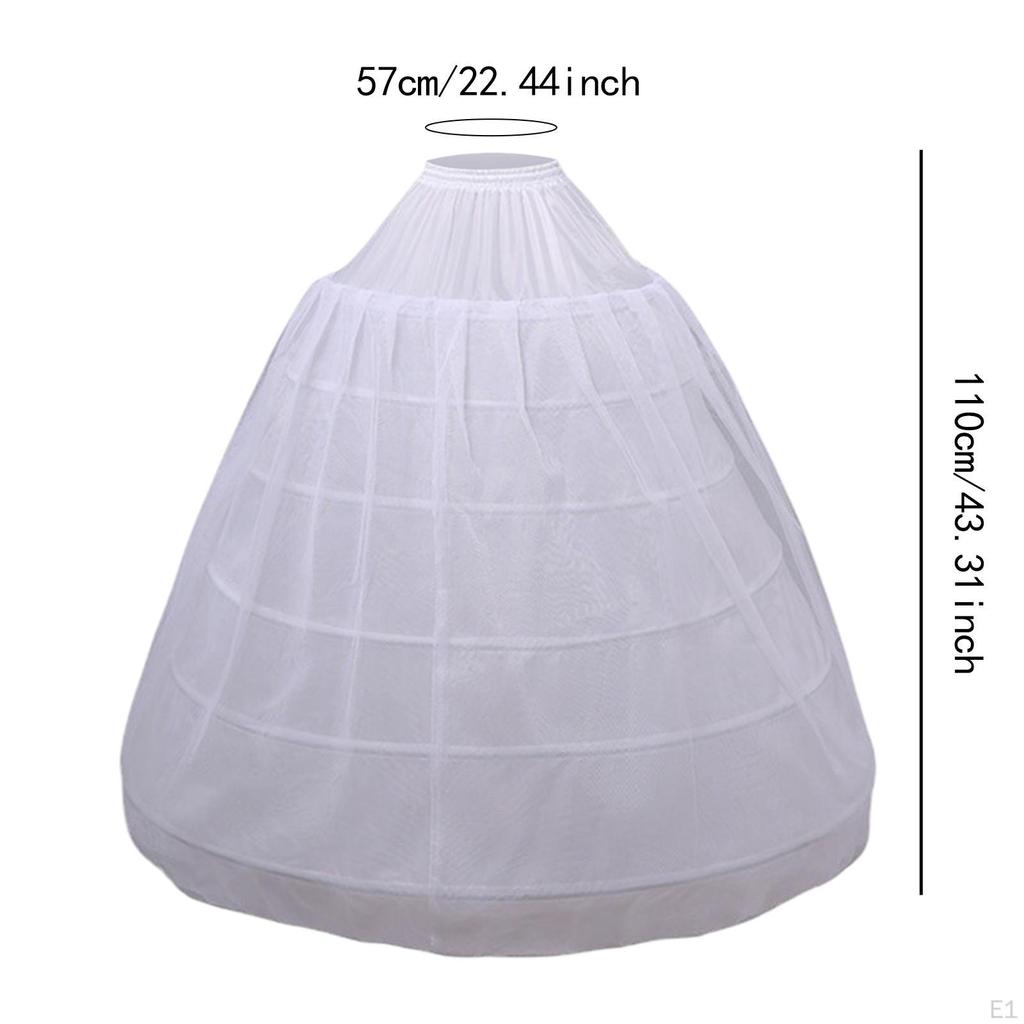 Women's Crinoline Petticoat Hoop Skirt Underskirt for Wedding Festival