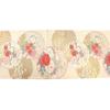 Used Fukuro Obi Formal Fukuro Obi Pure Silk Six Patterns Beige Snow Ring Chrysanthemum Autumn Grass Pattern Traditional Pattern Dignity Length 444cm