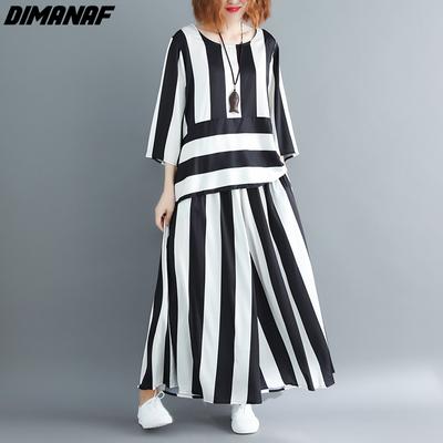 Женская блузка больших размеров, комплект из двух предметов, полосатые рубашки с рукавами «летучая мышь», летние шифоновые домашние топы, свободный повседневный однотонный женский костюм оверсайз