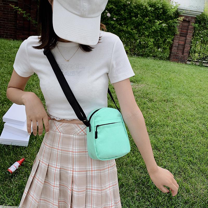 Трендовая мини-сумка кроссбоди из канваса 2020 - Унисекс, универсальная и стильная для студентов