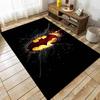 office chair cushions with cartoon Batman designs and 3D printed rugs, suitable for bedrooms, living rooms, and sof