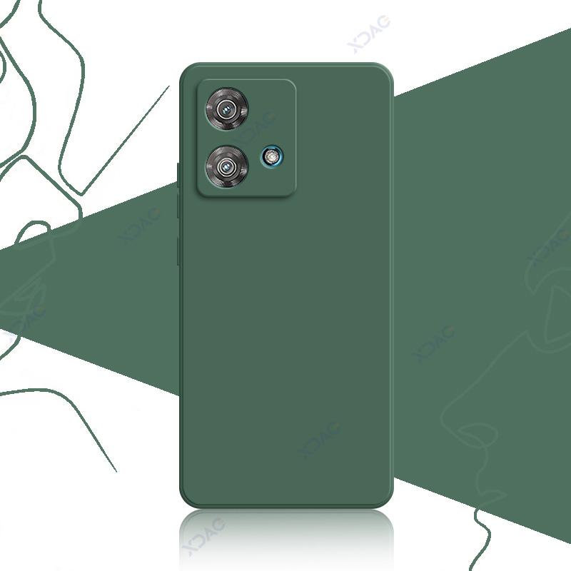 Чехлы для мобильных телефонов Motorola Edge 40 Neo MotoEdge40Neo 5G 6,55" 360 мягкие роскошные квадратные жидкие силиконовые чехлы Shield