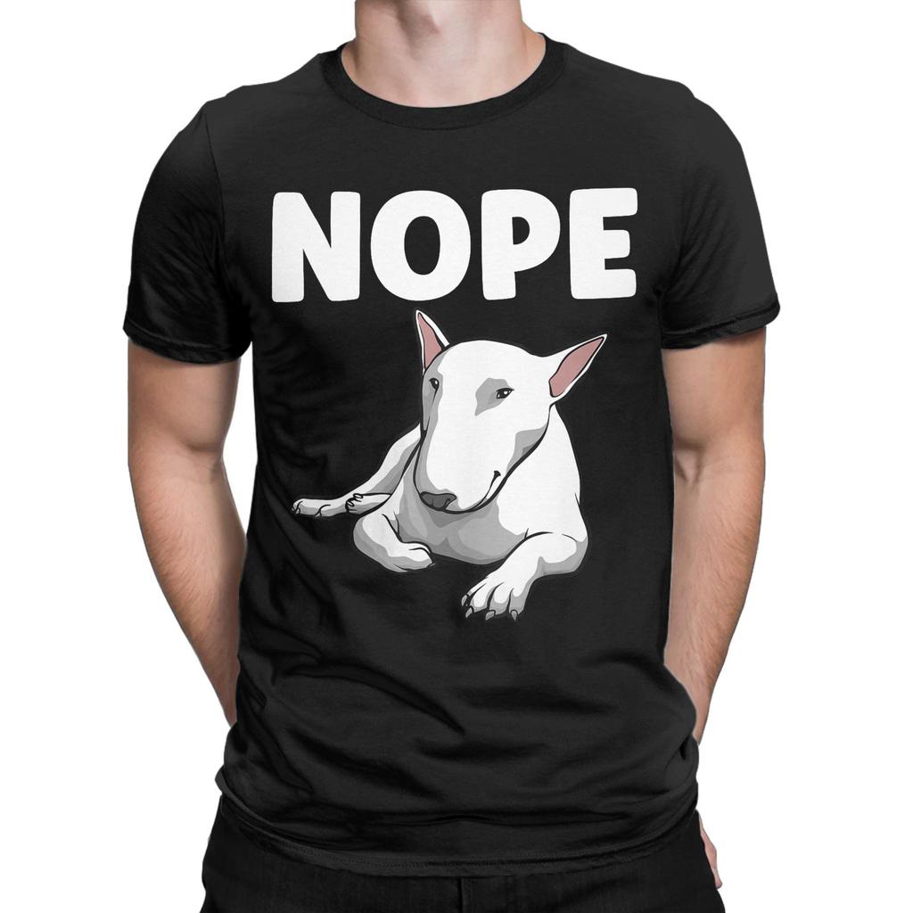 Unisex Unisex TShirt Funny Bull Terrier Guide to Training Dog Crazy Pure Cotton Tee Shirt Short Sleeve T Shirt Crew Neck Clothes