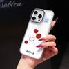 Clear Red Apple Phone Case for iPhone 17 Air 16E 16 15 Pro Max 14 Plus 13 12 Mini X Xs 8 7 Soft TPU Cover Coques Accessory
