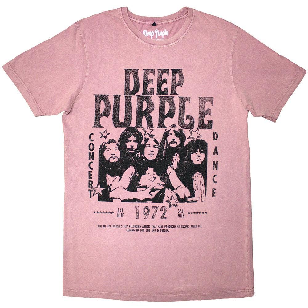 Футболка Deep Purple Stone Wash: Концерт 1972 года (Кашмирский красный) ОФИЦИАЛЬНАЯ НОВОСТЬ