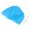 Синяя силиконовая шапочка для мелирования волос с иглой, колпачок для окрашивания, инструменты для укладки волос