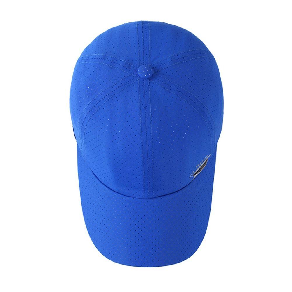 Breathable Perforated Quick-Drying Hat Letter Embroidery Travel Sports Hat For Women Men