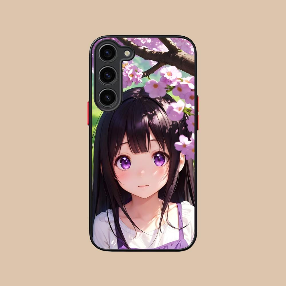 Hyouka Chitanda Silicone Mobile Phone Case for Samsung Galaxy S26 S25 S24 S23 S22 S21 Plus FE Ultra Colorful Cover