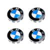 4Pcs 56mm 68mm BMW Wheel Hub Center Cap Stickers Car Rim Emblem Badge Waterproof Decal For E46 E90 F30 X1 X3 X5 Car Accessories AV0