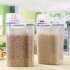 1pc New Kitchen Storage Organizer Grain Storage Container Rice Holder Box Cereal Bean Container Sealed Box with Measuring Cup