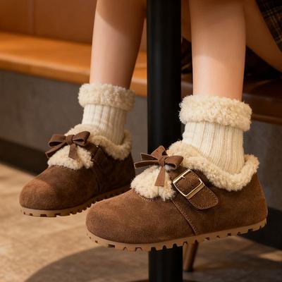 Женские зимние легкие теплые дутые сноубутсы на толстой подошве, нескользящие, износостойкие, повседневные кроссовки, хлопковые сапоги