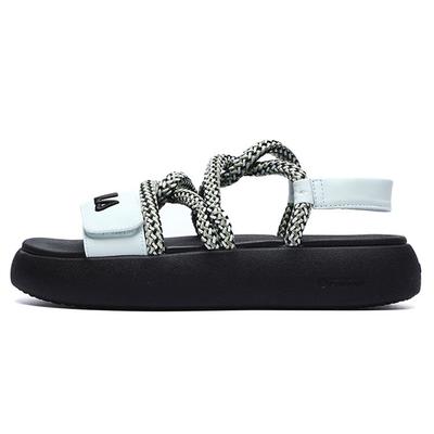 Чурро Толстая подошва Удобные повседневные шлепанцы Женские сандалии Небесно-голубые F12W221404FBL