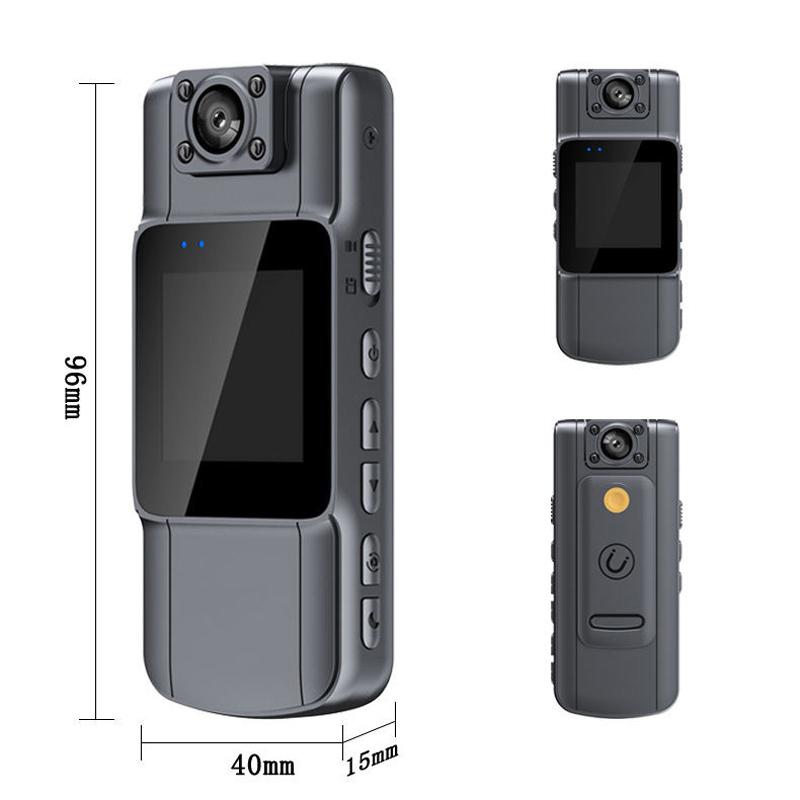 Мини-камера HD 1080P, портативная цифровая видеокамера с углом обзора 180 градусов, инфракрасная камера ночного видения, полицейская велосипедная камера, маленькая видеокамера