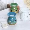 Ceramic Wax Melt Warmer Essential Fragrance Oil Diffuser Small Tea Light Candle Holder Desk Incense Aroma Burner for Home Bedroom Decor