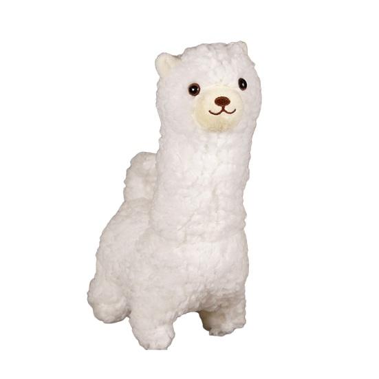 Interactive Robotic Alpaca Lifelike Walking Sounding Stuffed Animal Realistic Alpaca Plush Doll for Pet Lovers