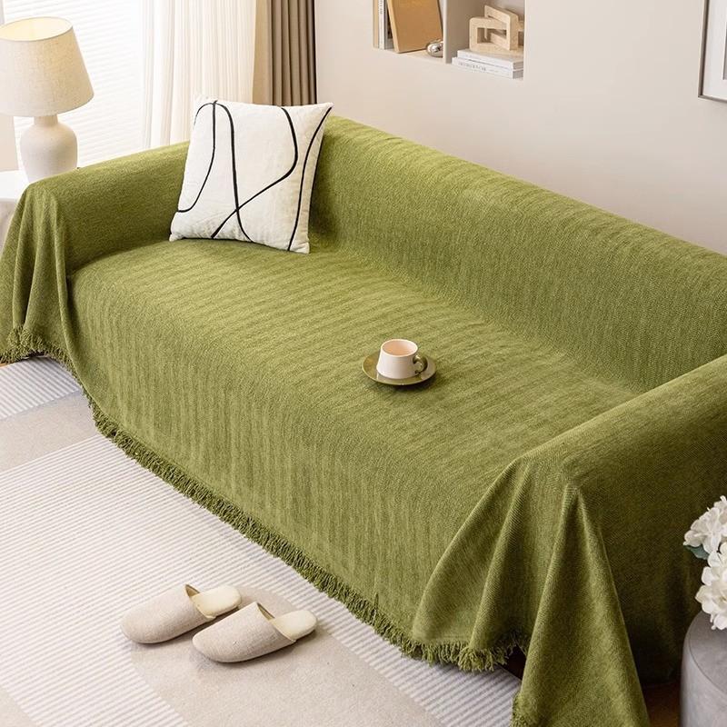 Chenille Herringbone Pattern Sofa Towel Cover Cloth Non-slip Sofa Cushion Universal Premium Feeling Full Cover Universal Cover Cover Blanket
