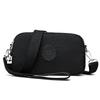 Fashion Portable Women Makeup Bag Coin Purse Three Zipped Wallet Big Capacity Phone Pouch