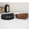 High Quality Genuine Leather Black Belt For Men And Women Stylish Retro Design