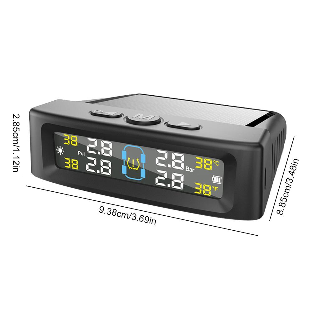 Tire Pressure Monitoring System 4 Sensors Tire Pressure Monitor System Universal TPMS for Car Sedan SUV