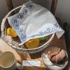 Square Cup Mat Cotton photo background cloth New Western Food Mats  Table Decor