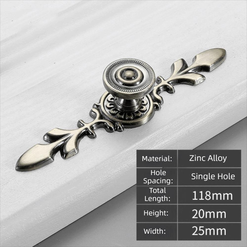 Bronze Finish Cabinet Handles And Knobs Zinc Alloy Antique Cabinet Handle Kitchen Cupboard