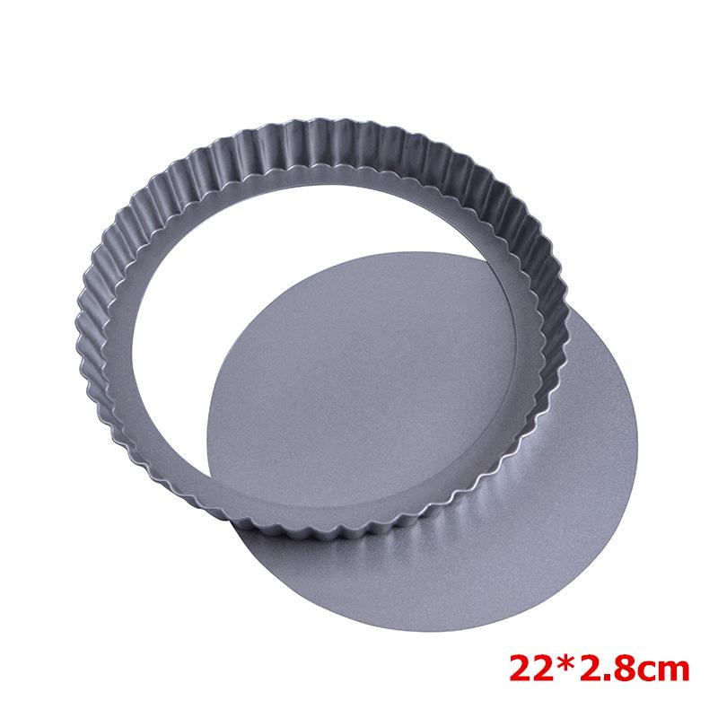 LMETJMA 6-ти дюймовая мини-форма для тарталеток со съемным дном из углеродистой стали, форма для пирога-киша с антипригарным покрытием, круглая форма для тарталеток с пирогами JT234