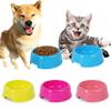 Pet Food Bowl Small Candy Color Plastic Cat Dog Feeder Pet Feeding Supplies