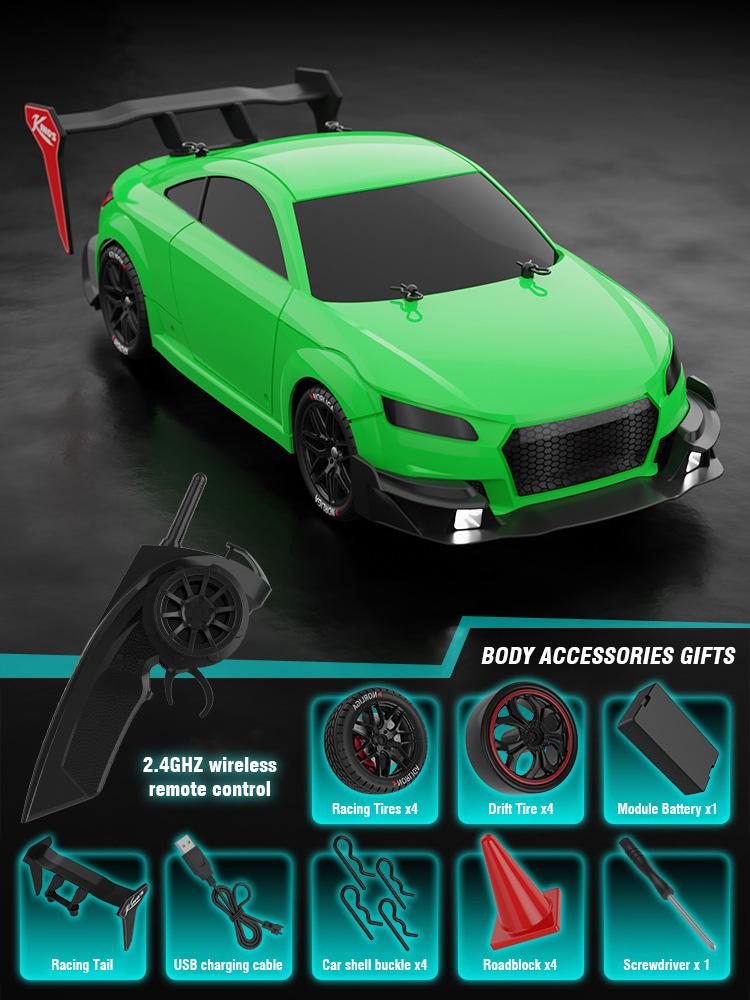 4WD Радиоуправляемая дрифт-машина 1/14 Радиоуправляемые гоночные машины 50 км/ч Высокоскоростной электрический гоночный автомобиль для детей Игрушки для мальчиков Подарки детям