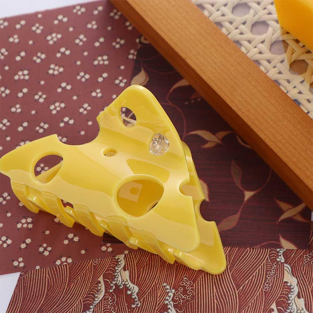 Y2k Hair Clip Hollow Shark Clip Fashion Cheese Acetate Hair Claw  Wash Face