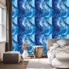 Ink Blue and Azure Wallpaper, Fine Detail for Living Room and Bedroom 50x1000